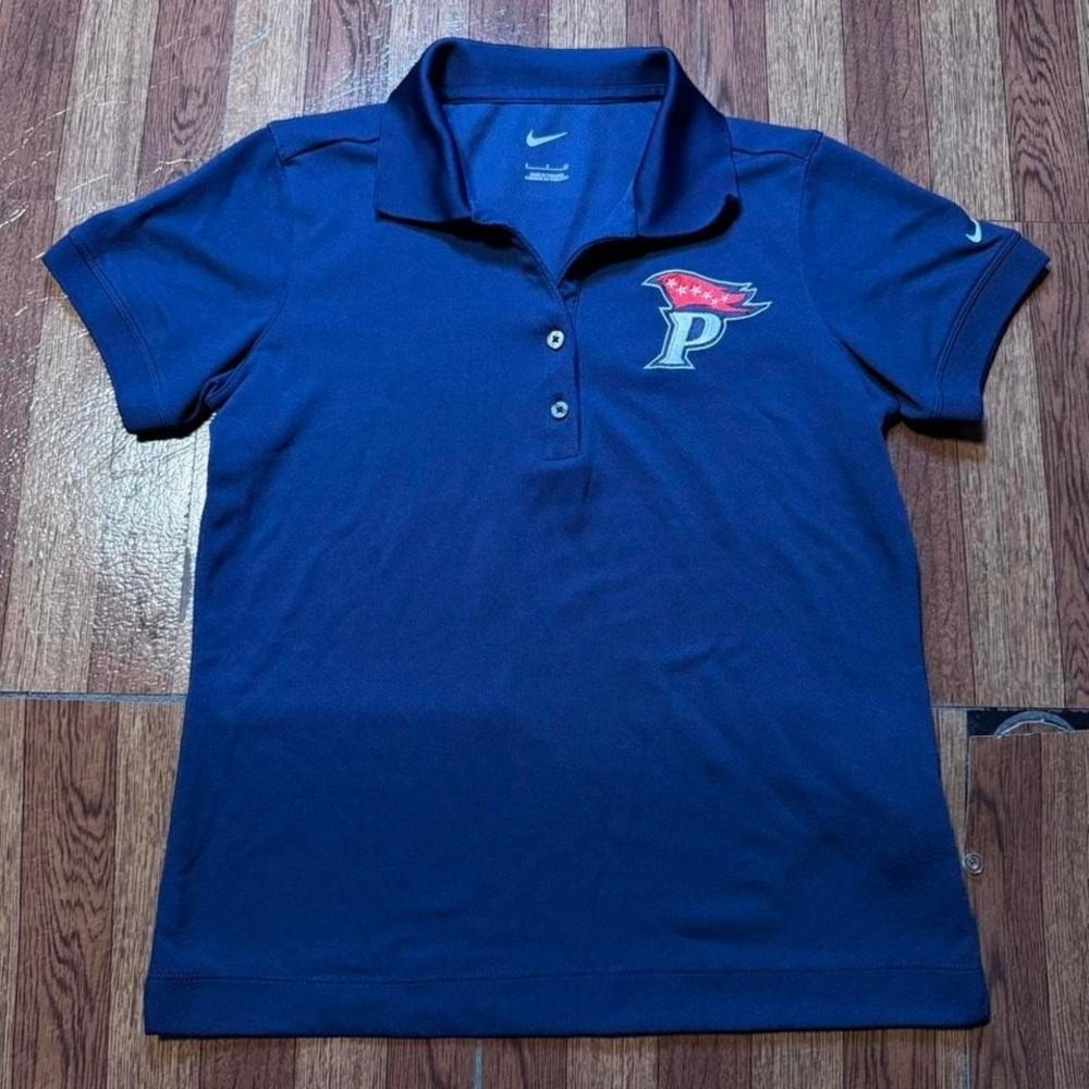 Nike Blue Women's Washington Capitals Sportswear Polo Shirt Small